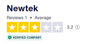 Newtek's Trustpilot Review Score